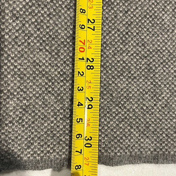 Max Studio 2 Ply Cashmere Cardigan Womens Grey Open Front Sweater Size M *flaw - Picture 12 of 14